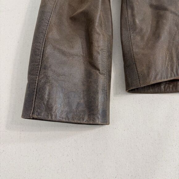 Vintage Leather Shop Argentina Women’s Brown Jacket Size 2 - Picture 7 of 14